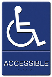 we're wheelchair accessible